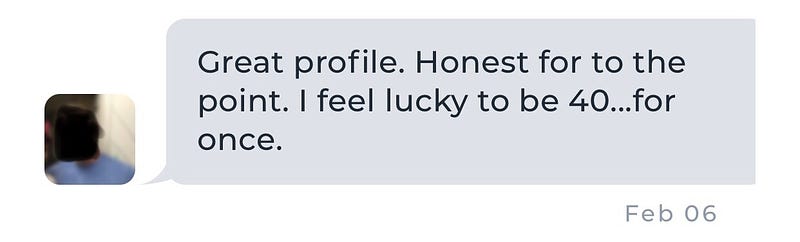 Ashley Madison message.